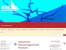 Tablet Screenshot of khg-konstanz.kath-musterhausen.de